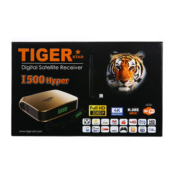 Promotion Tigerstar i500hyper with two one year subscriptions Royal TV and Empire TV - GreatBee